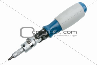 Gray-blue single screwdriver