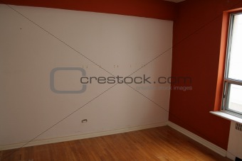 Empty Orange Room
