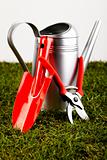Watering Can And Gardening Tools