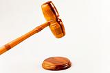 Judges wooden gavel