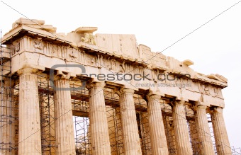 The Parthenon, in Athens Akropolis, Greece