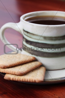 Biscuits and coffee