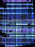 Checkered Blue Grunge Background. 