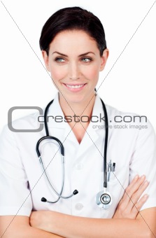 Portait of a confident Female doctor