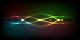Abstract rainbow - colored vector background