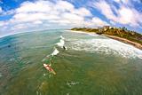 Wide Angle San Clemente Surfing