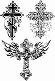 medieval cross tattoo