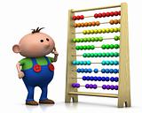 boy with abacus