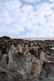 ballybunion beach grey rock formation