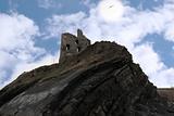 castle ruin on a high cliff