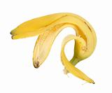 Single banana peel