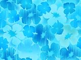 Blue flower pattern backdrop