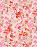 pink flower pattern,watercolor