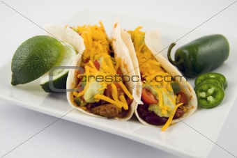 fresh taco, mexican food