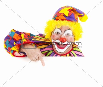 Cheerful Clown Design Element