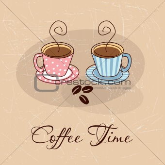 Coffee time card