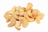 Heap of a roasted cashew nuts