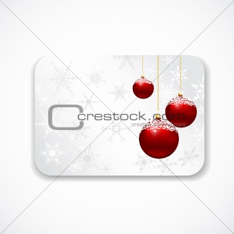 Christmas gift card 