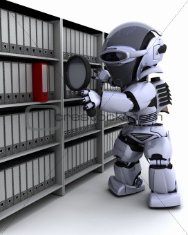 robot filing documents