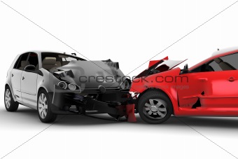 Accident with two cars