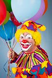 Clown with Balloons