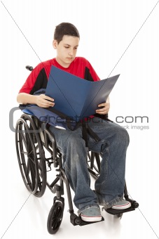 Disabled Student Reading