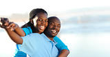 Joyful African Couple