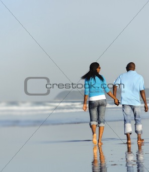 Beach couple