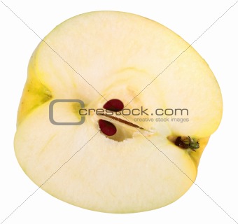 Single cross of yellow apple