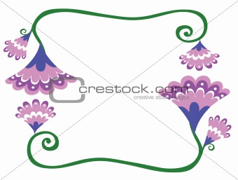 purple flower pattern