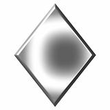 3D Silver Diamond