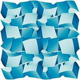 3d composition of cubes vector illustration