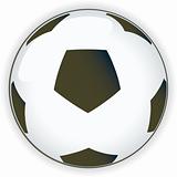 Vector soccer game ball illustration world cup