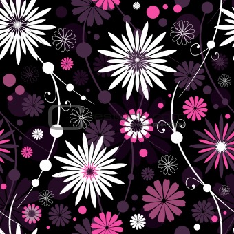 Seamless  floral pattern (vector)