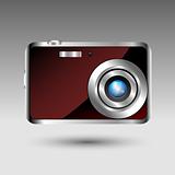 Compact digital foto camera