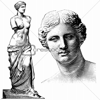 Vector Aphrodite Statue