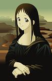 Mona Lisa anime manga style