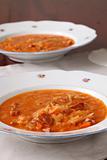 Cabbage and red pepper soup