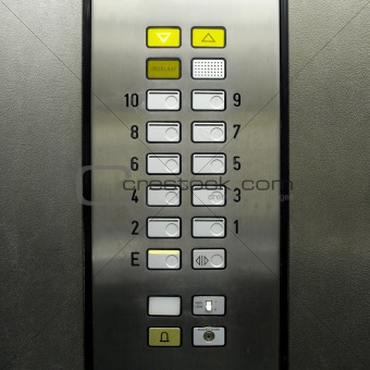 Lift elevator keypad