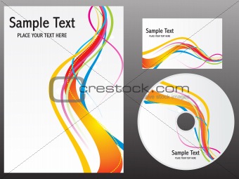 abstract colorful rainbow design templates