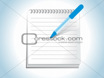 abstract notepad icon