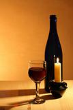 Red Wine  And Candle
