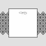 Vector Lace Pattern and Frame
