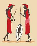 masai warriors