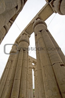 Columns in Luxor Temple