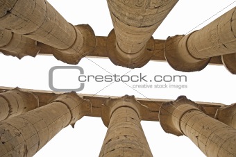 Columns in Luxor Temple
