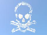 Skull and Bones from clouds