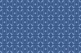 Blue seamless flower pattern