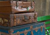 Old Travelling Suitcases