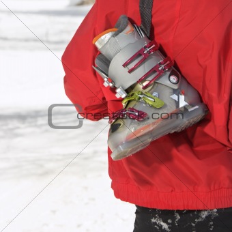 Ski boot.